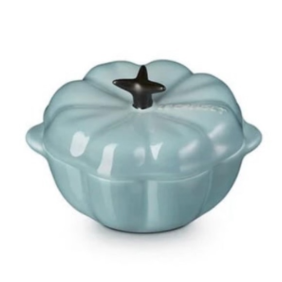 Le Creuset Other - last one! NIB Le Creuset Pumpkin " Sea Salt Blue" Mini Cocotte